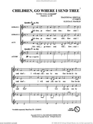 Children Go Where I Send Thee Sheet Music: A Journey into the World of Music and Children